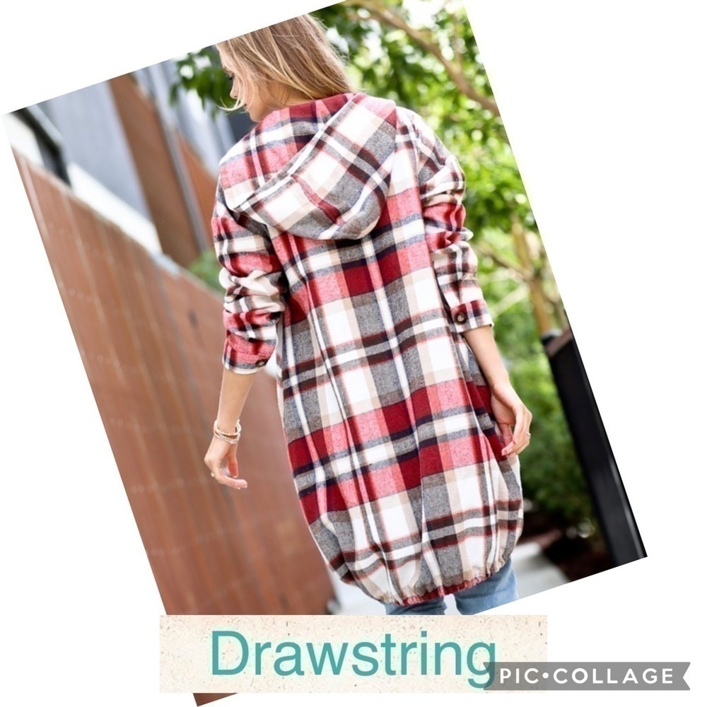 Absolutely Gorgeous! Multi-Plaid Jacket w/Hood - Picture 4 of 5